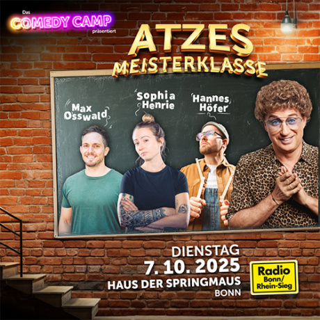 Das Comedy Camp präsentiert - Atzes Meisterklasse | Springmaus-Theater