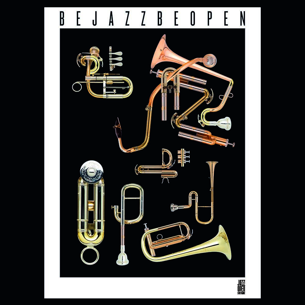 Poster: "be jazz be open" - 