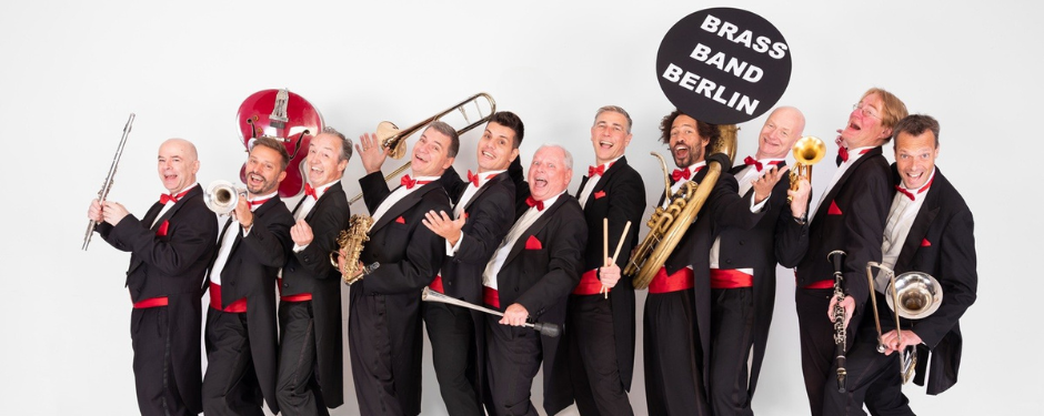 Brass Band Berlin | Spaß mit Brass | 18.10.2025 | 20:00 Uhr | Jetzt Tickets sichern!