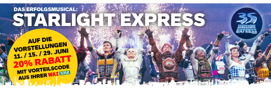 STARLIGHT EXPRESS | Bochum | Tickets ab 58,10 €