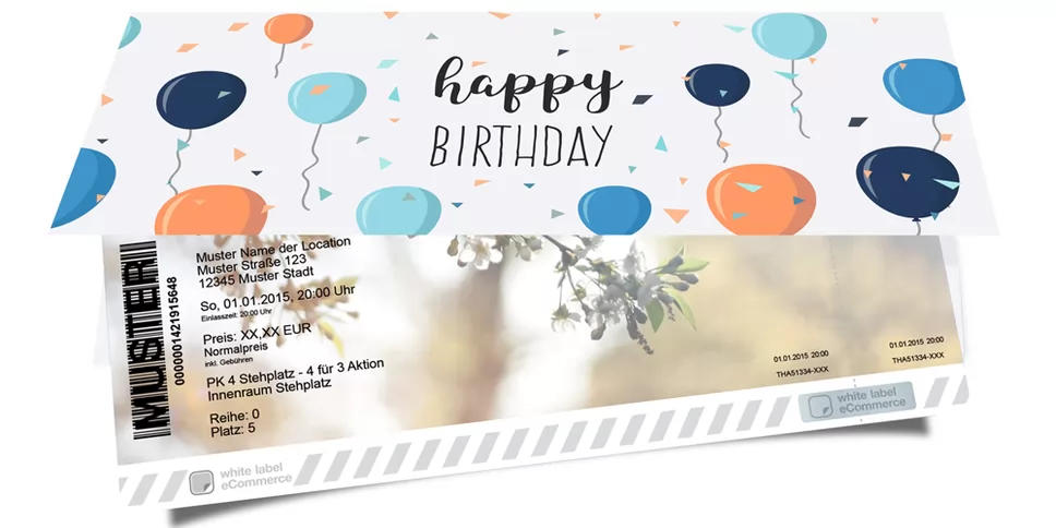 Geschenkverpackung HappyBirthday - 