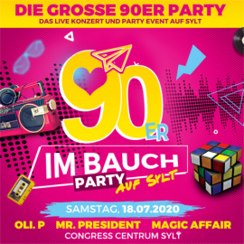 90er im Bauch - Party live