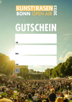 Gutschein zum Ausdrucken (Motiv: Festival)