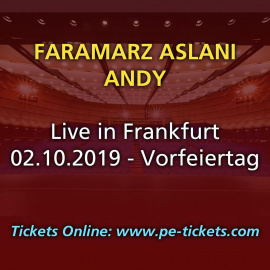 Faramarz Aslani, Andy Live in Frankfurt - 02.10.2019 - Jahrhunderthalle Frankfurt