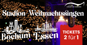 Stadion-Weihnachtssingen<br>Di, 16.12.2025, Bochum<br> Mi, 17.12.2025, Essen