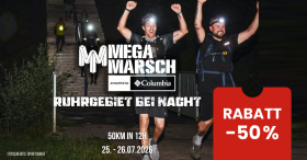 Megamarsch Ruhrgebiet bei Nacht