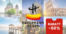 Hafermann Reisen<br>Gutschein für Städtereisen