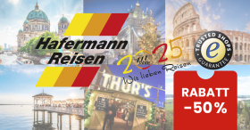 Hafermann Reisen<br>Gutschein für Städtereisen