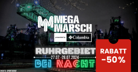 Megamarsch Ruhrgebiet bei Nacht