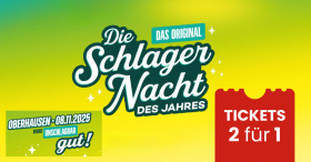 Die Schlagernacht des Jahres<br>Sa, 08.11.2025, OB