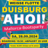  DUISBURG AHOI! - Mallorca-Bootsparty • 28.09.2024, 20:00 • Duisburg