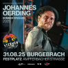  Johannes Oerding • 31.08.2025, 18:30 • Burgebrach