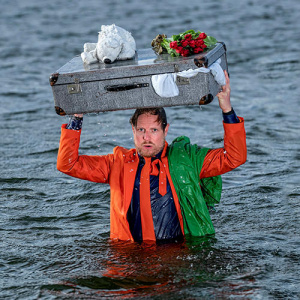 Künstlerbild von Patrick Nederkoorn - Die orangene Gefahr ... Die Holländer kommen